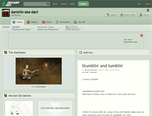 Tablet Screenshot of danielle-aka-dani.deviantart.com