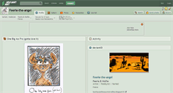 Desktop Screenshot of feerie-the-angel.deviantart.com