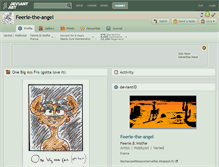 Tablet Screenshot of feerie-the-angel.deviantart.com