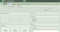 Desktop Screenshot of latextra.deviantart.com