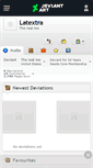 Mobile Screenshot of latextra.deviantart.com