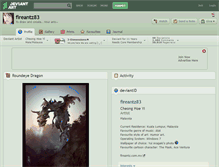 Tablet Screenshot of fireantz83.deviantart.com