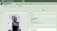 Desktop Screenshot of courtneyrose666.deviantart.com