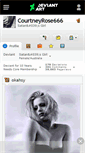 Mobile Screenshot of courtneyrose666.deviantart.com