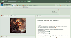 Desktop Screenshot of johndowson.deviantart.com