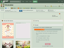 Tablet Screenshot of fairylandalse.deviantart.com