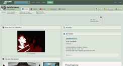 Desktop Screenshot of darkforhavoc.deviantart.com