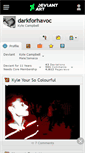 Mobile Screenshot of darkforhavoc.deviantart.com