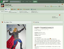 Tablet Screenshot of chibifred.deviantart.com