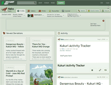 Tablet Screenshot of nako.deviantart.com