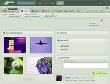 Tablet Screenshot of durooob.deviantart.com