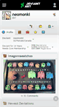 Mobile Screenshot of neomonki.deviantart.com