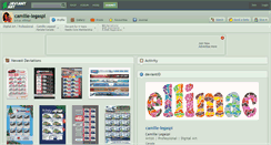 Desktop Screenshot of camille-legaspi.deviantart.com
