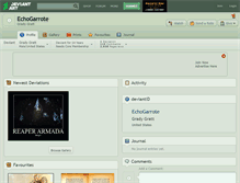 Tablet Screenshot of echogarrote.deviantart.com