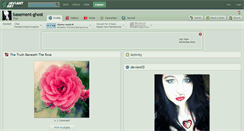 Desktop Screenshot of basement-ghost.deviantart.com