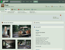 Tablet Screenshot of fluze.deviantart.com