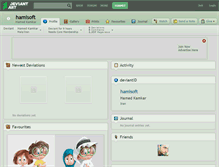 Tablet Screenshot of hamisoft.deviantart.com