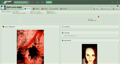 Desktop Screenshot of dark-love-angel.deviantart.com