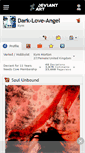 Mobile Screenshot of dark-love-angel.deviantart.com