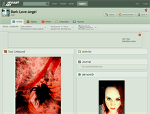 Tablet Screenshot of dark-love-angel.deviantart.com