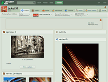 Tablet Screenshot of jacku157.deviantart.com