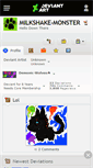 Mobile Screenshot of milkshake-monster.deviantart.com