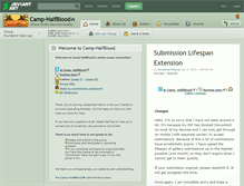 Tablet Screenshot of camp-halfblood.deviantart.com
