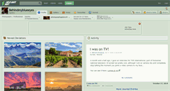 Desktop Screenshot of behindmyblueeyes.deviantart.com