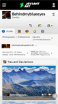 Mobile Screenshot of behindmyblueeyes.deviantart.com