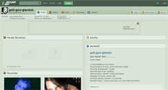 Desktop Screenshot of goth-gore-glam666.deviantart.com