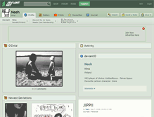 Tablet Screenshot of neeh.deviantart.com