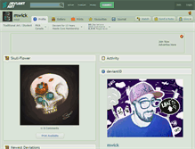 Tablet Screenshot of mwick.deviantart.com