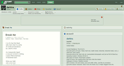Desktop Screenshot of darkina.deviantart.com
