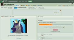 Desktop Screenshot of nodlupetianwolf.deviantart.com