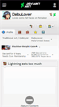 Mobile Screenshot of debulover.deviantart.com