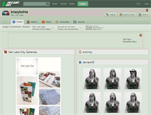 Tablet Screenshot of krazykohla.deviantart.com