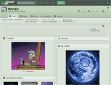 Tablet Screenshot of dsnysque.deviantart.com