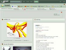 Tablet Screenshot of buneeh.deviantart.com