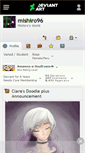 Mobile Screenshot of mishiro96.deviantart.com