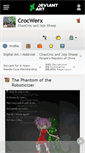 Mobile Screenshot of crocwerx.deviantart.com