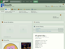 Tablet Screenshot of bronyriffic.deviantart.com