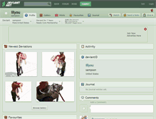 Tablet Screenshot of illyou.deviantart.com