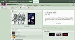 Desktop Screenshot of monsterhighlove2012.deviantart.com