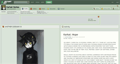 Desktop Screenshot of karkat-vantas.deviantart.com