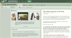 Desktop Screenshot of bookmarkartists.deviantart.com