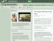 Tablet Screenshot of bookmarkartists.deviantart.com