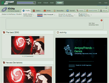 Tablet Screenshot of khima.deviantart.com