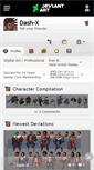 Mobile Screenshot of dash-x.deviantart.com