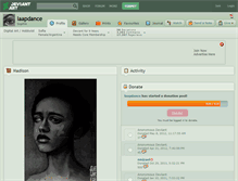 Tablet Screenshot of laapdance.deviantart.com