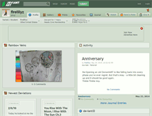 Tablet Screenshot of firelillyz.deviantart.com